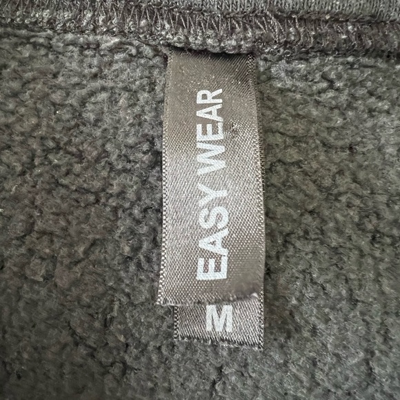 Crewneck Sweatshirt~ Size Medium “Anti-Social” Distressed Black. - Picture 2 of 8